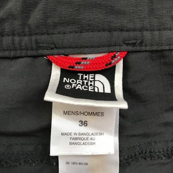 The North Face Mens Shorts Gray Flat Front Mens 36 - Picture 4 of 11